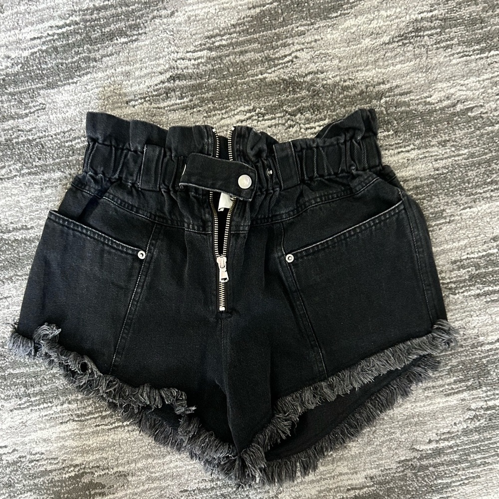 SEA Size 2 black denim shorts